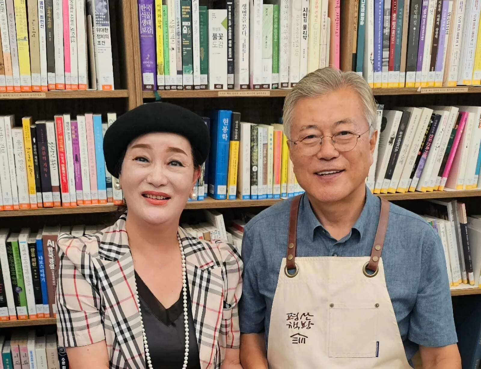 Chung photographed with former South Korean president Moon Jae-in who is known to be a good friend of Indian PM Modi.